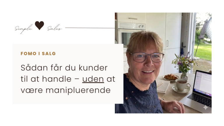 FOMO i salg: Sådan får du kunder til at handle – uden at være