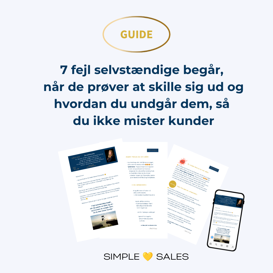 guide 7 fejl om at skille sig ud